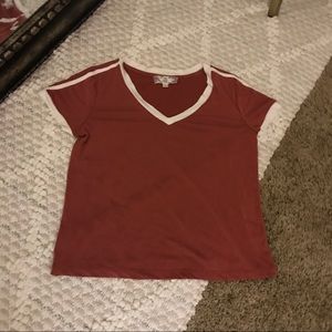 Burgundy/Coral shirt worn once!